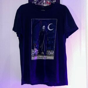 Ghostface tarot card Halloween horror tee shirt